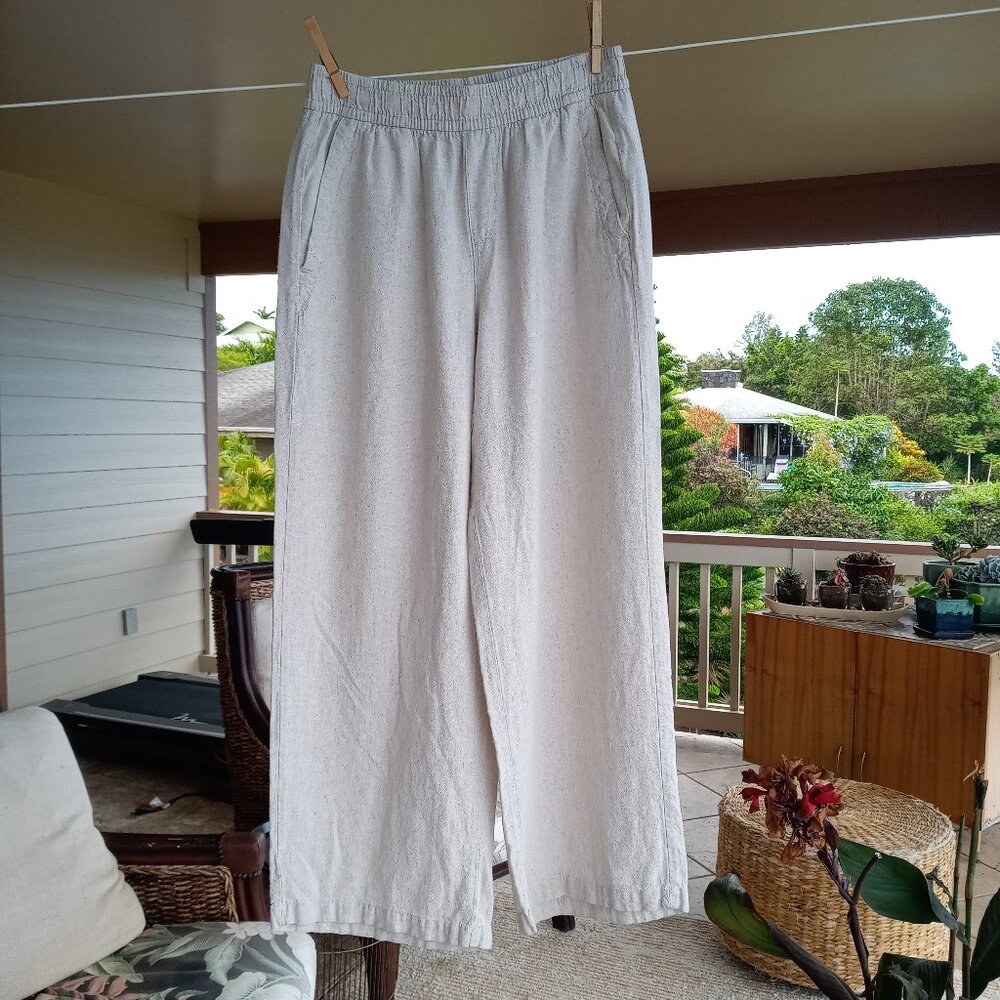 Linen Wide Leg Pants